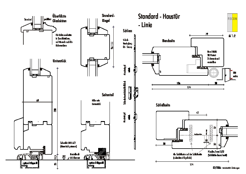 Standard Haustuer - Linie