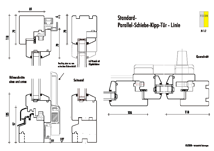 Standard PSK-Tuer - Linie